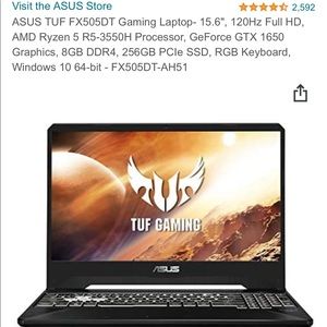 Asus Tuff gaming laptop